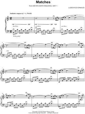 Matches (Seven Days Walking Day 1)