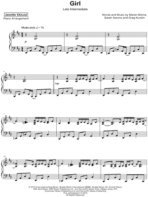 GIRL [late intermediate]