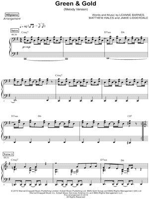 Green & Gold [melody version]