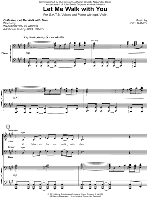 Let Me Walk with You