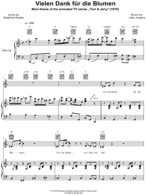 Vielen Dank für die Blumen