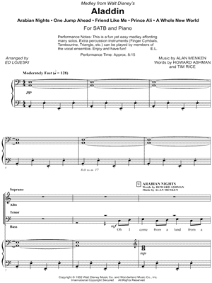 Medley from Walt Disney's Aladdin