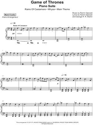 Game of Thrones Piano Suite