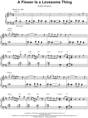 A Flower Is a Lovesome Thing