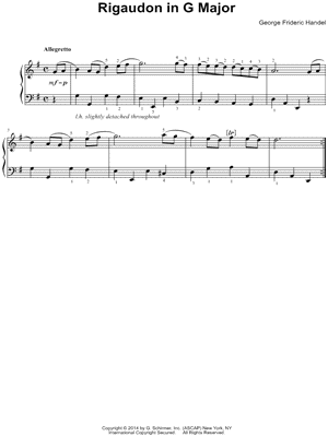 Rigaudon in G Major