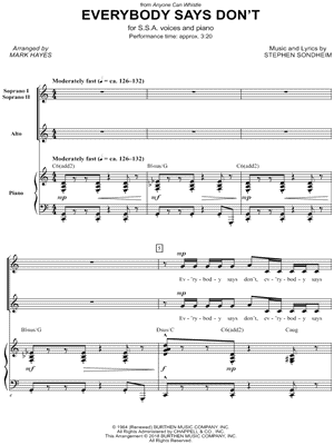 Everybody Says Don't