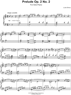Prelude, Op. 2, No. 2