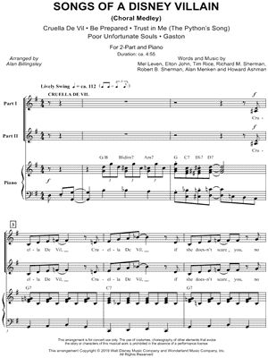 Songs of a Disney Villain (Choral Medley)