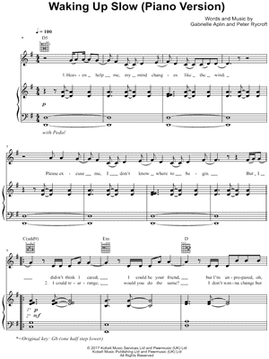 Waking Up Slow (Piano Version)