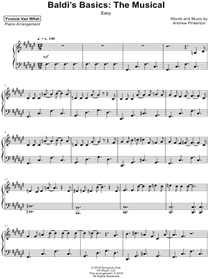 Baldi's Basics: The Musical [easy]