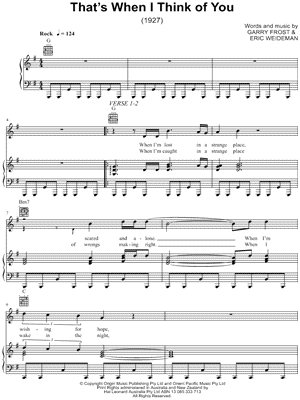 That's When I Think of You