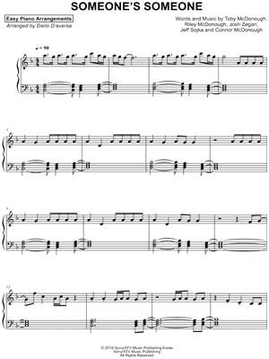 SOMEONE'S SOMEONE [easy]