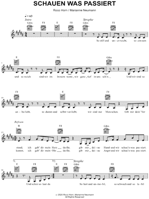 Schauen was passiert