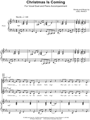 Christmas Is Coming [Vocal Duet]