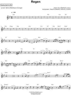 Regen - Bb Instrument