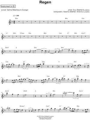 Regen - Eb Instrument