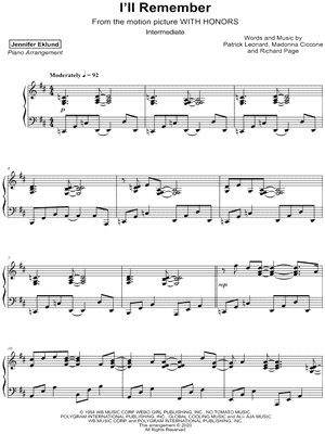 I'll Remember [intermediate]