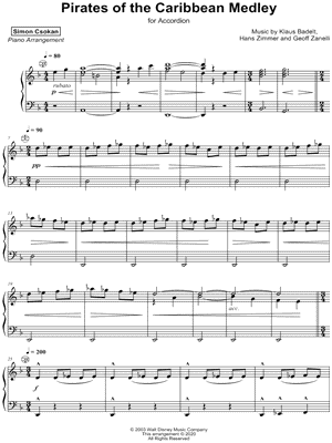 Pirates of the Caribbean Medley