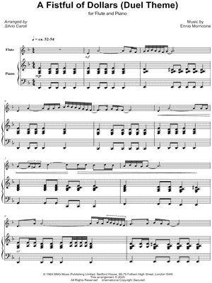 A Fistful of Dollars (Duel Theme) - Flute & Piano