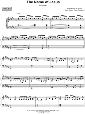 The Name of Jesus [advanced]