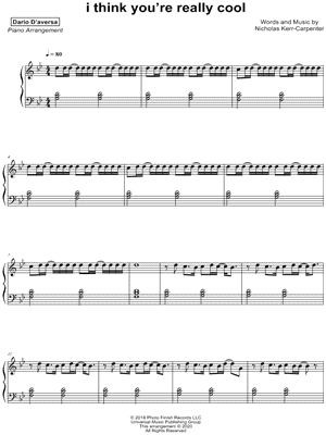 i think you're really cool