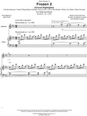 Frozen 2 (Choral Highlights)