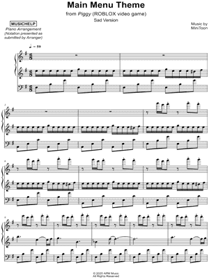 Main Menu Theme from Piggy (ROBLOX video game) [sad version]