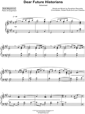 Dear Future Historians [advanced]