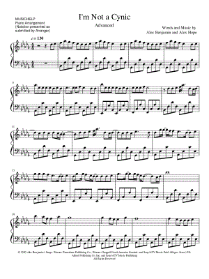I'm Not a Cynic [advanced]