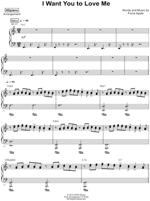 I Want You to Love Me