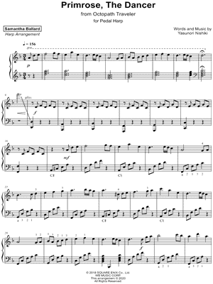 Primrose, the Dancer [pedal harp]