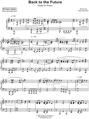 Back to the Future Piano Suite