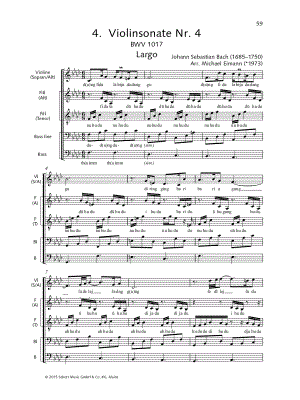 Violin Sonata No. 4, BWV 1017  - Largo
