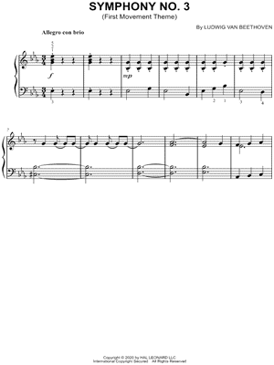 Symphony No. 3, Op. 55, "Eroica" - First Movement [Excerpt]