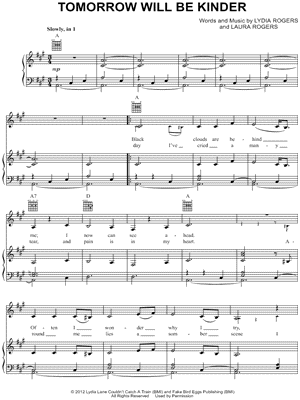 Tomorrow Will Be Kinder