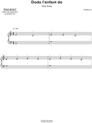 Dodo l'enfant do [very easy]