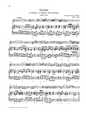 Sonata in E Minor - Flute & Piano