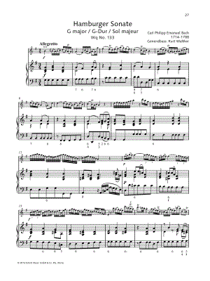 Flute Sonata in G Major: I. Allegretto - Flute & Piano