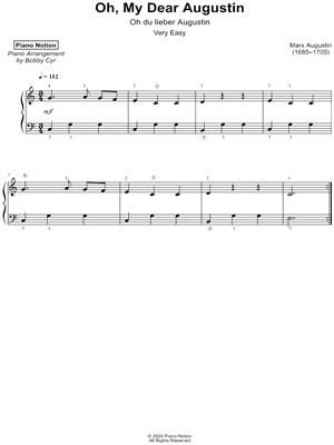 Oh, My Dear Augustin [very easy]