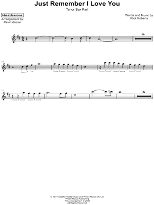 Just Remember I Love You