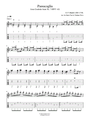 Passacaglia - Guitar Trio