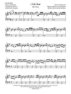 i felt that [slow easy]