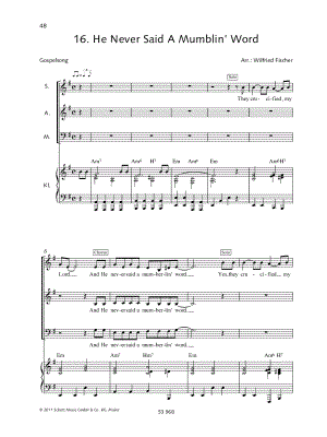 He Never Said a Mumblin' Word