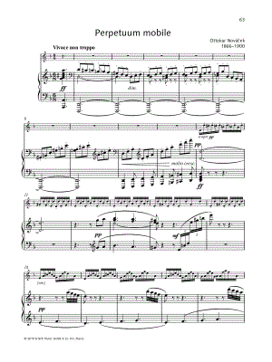 Perpetuum mobile - Violin & Piano