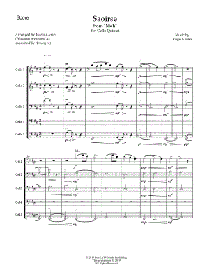 Saoirse - Cello Quintet