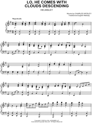 Lo, He Comes With Clouds Descending