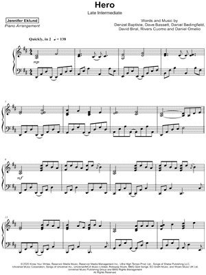 Hero [late intermediate]