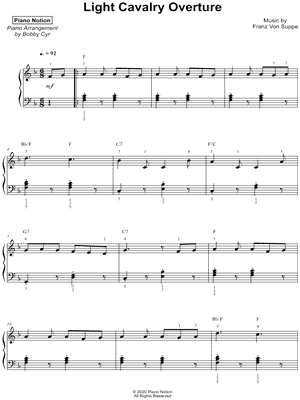 Light Cavalry Overture