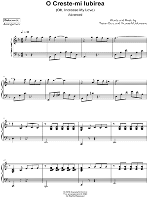 O Creste-mi Iubirea [advanced]