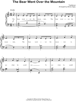 The Bear Went Over the Mountain